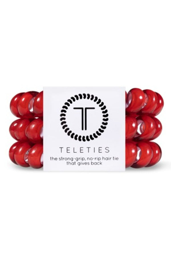 Teleties Hair Ties - Scarlet Red