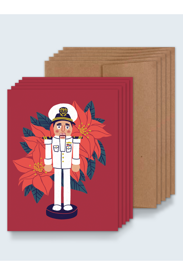 Holiday Card Pack - Naval Nutcracker