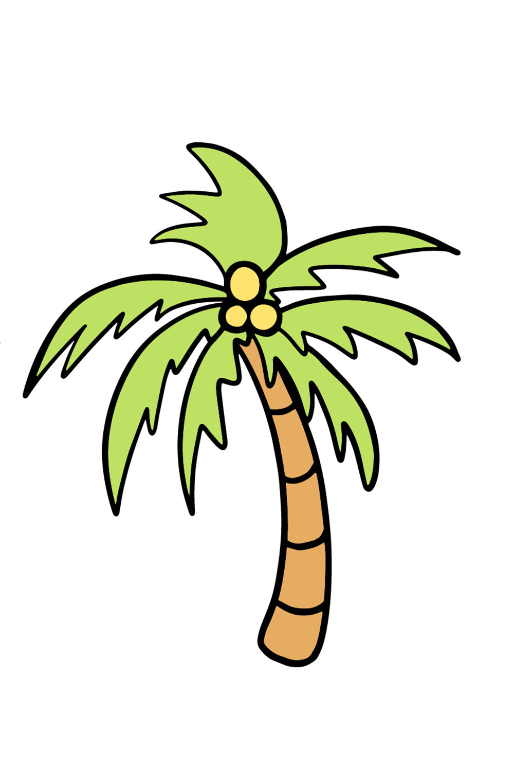 Trendy Sticker - Palm Tree