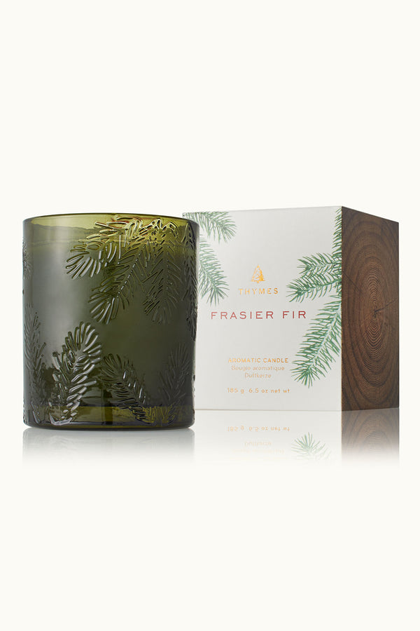 Frasier Fir Poured Candle in Box - Molded Green