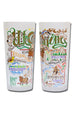 CS Frosted Glass Tumbler Cup - Wyoming